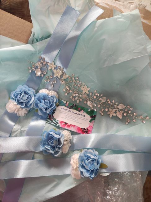 Bracciale di fiori damigelle 1