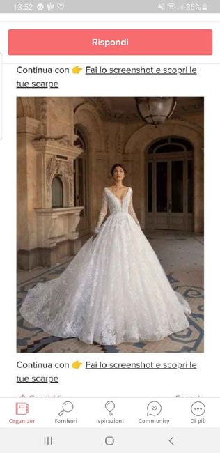 Fai lo screenshot e scopri il tuo abito da sposa - 1