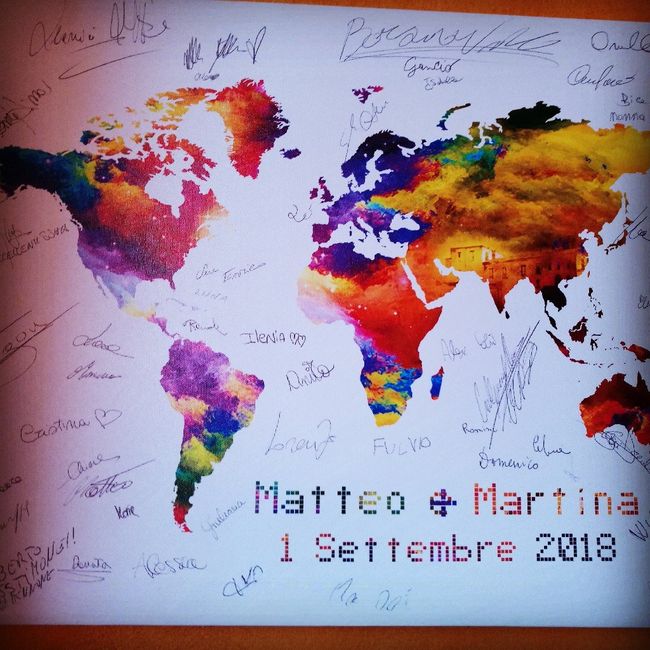 Mappamondo guestbook 4