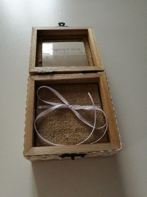 Porta fedi ..cuscino o scatola? - 2