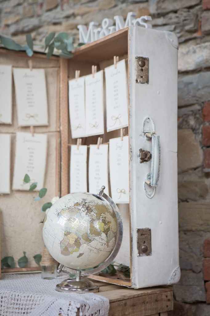 Tableau de mariage tema viaggio - 1