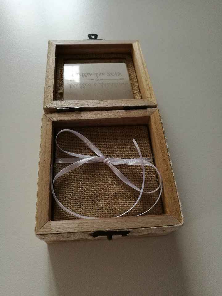 Porta fedi ..cuscino o scatola? - 2