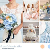 azzurro polvere e pesca...riuscirò ad abbinarli con l'oriente?