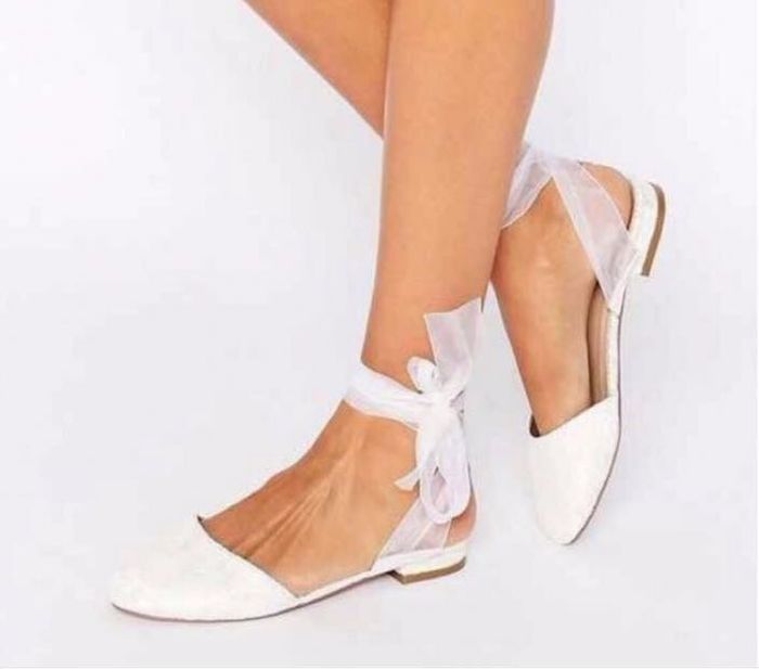 Scarpe basse da sposa