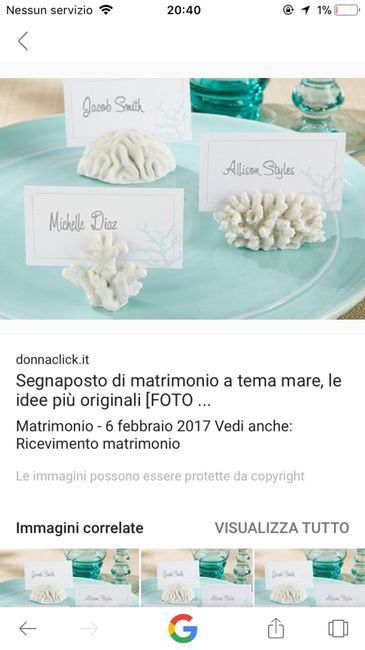 Segnaposto tavoli - 1