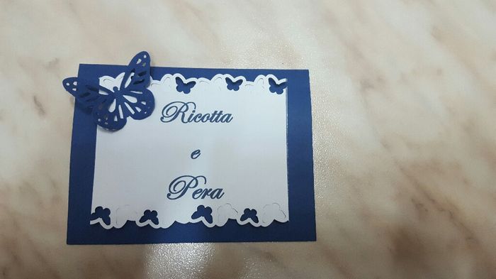 Segnatavolo e menù hand made..che ne pensate? - 2