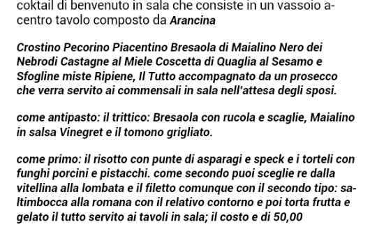 Ricevimento economico palermo: 50euro a persona - 1