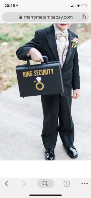Portafedi speciale ring security 💍 - 2