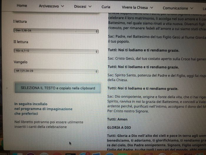 👰🏻 Letture del libretto messa 🤵🏻 - 1