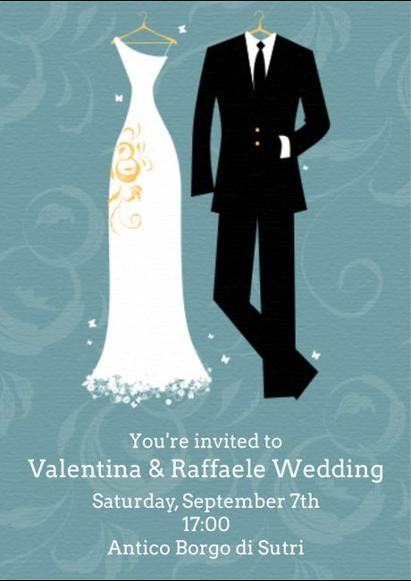 Quale sarà la data del vostro matrimonio ? - 1