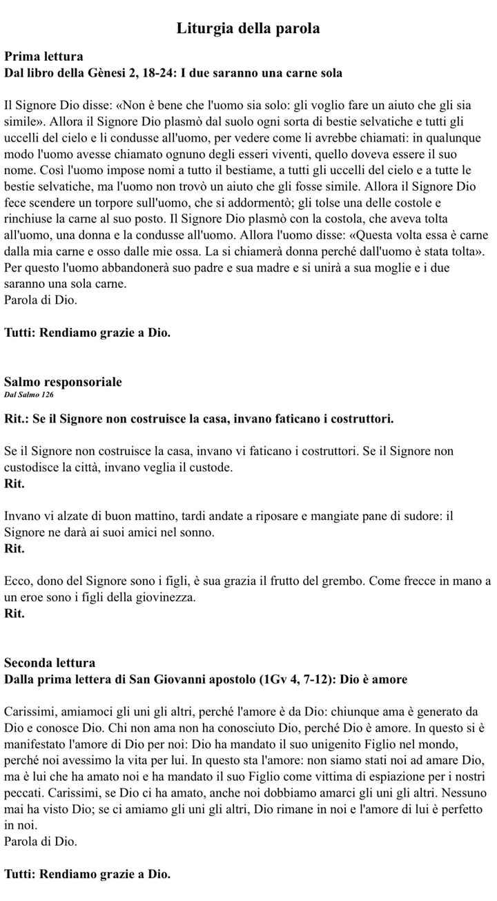 ⭐️ help 👰🏻⛪️🤵🏻 Libretti Messa - 1