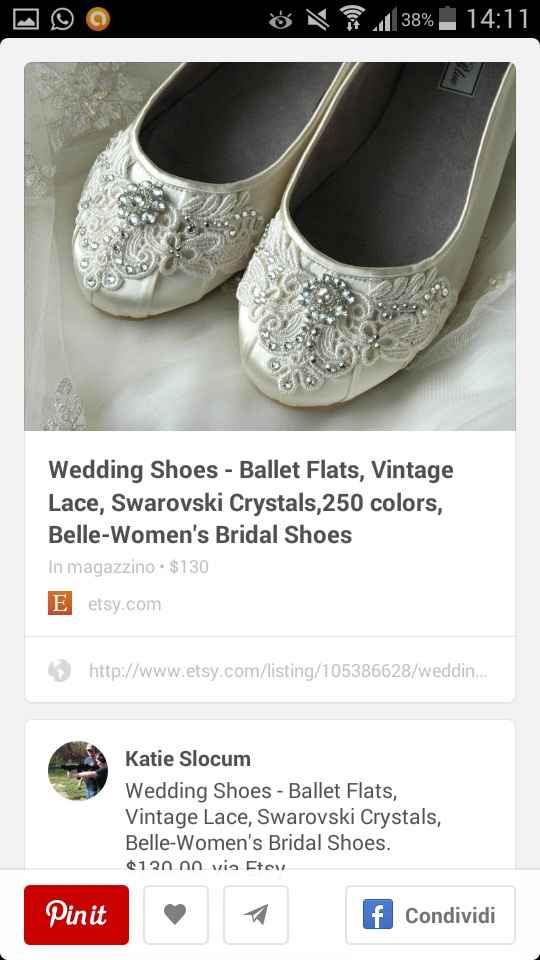 Scarpe sposa tacco zero...mission impossible??? - 4