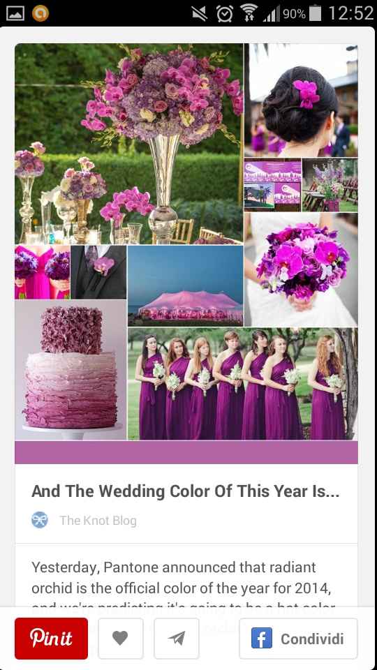 Idee con il radiant orchid - 1