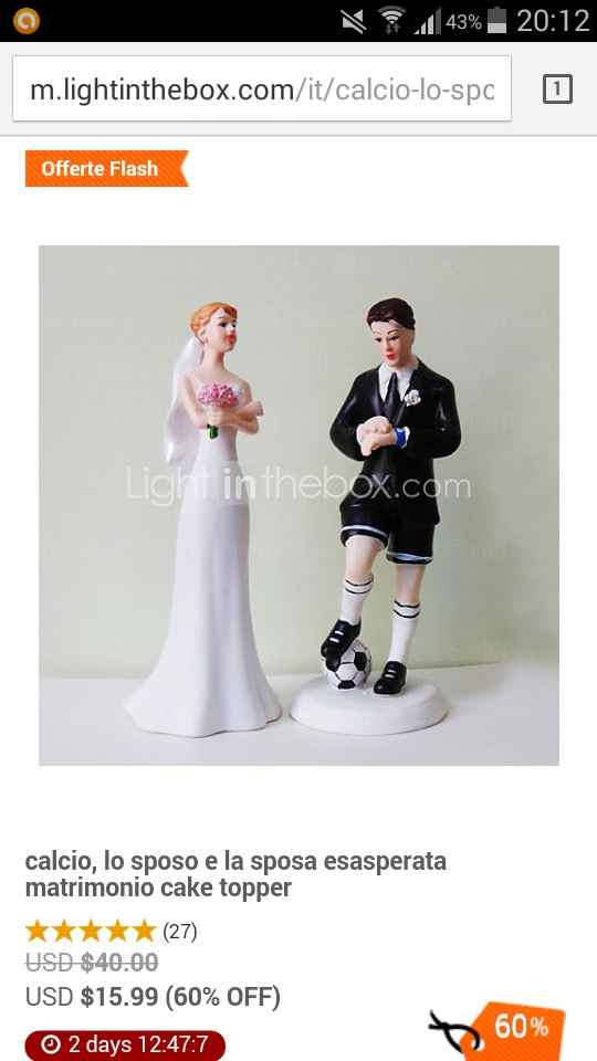 Cake topper - 1