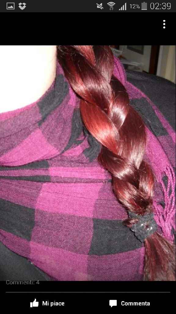 Di che colore avete i capelli?qualche sposina pazza con capelli colorati c'è? - 1