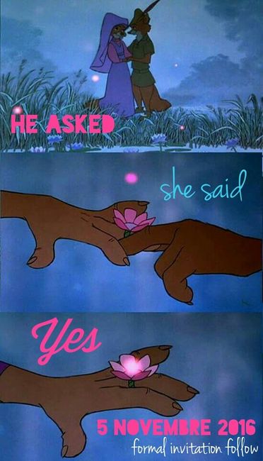 Idee carine per annunciare il matrimonio - 1