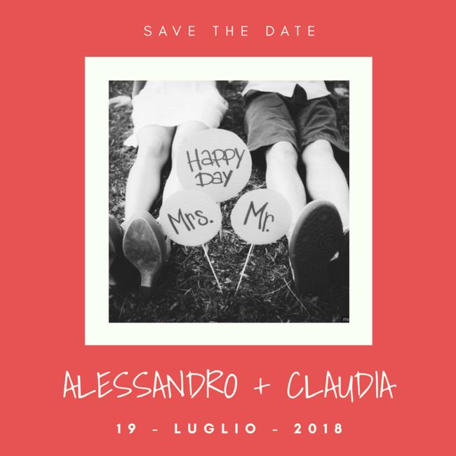 Save the date - 1