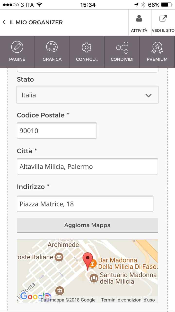  Come creare un link con le coordinate  per la location - 1