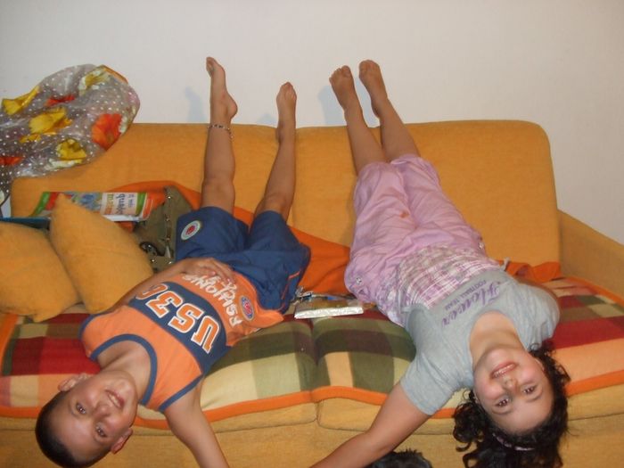 mia figlia e mio nipote antonio