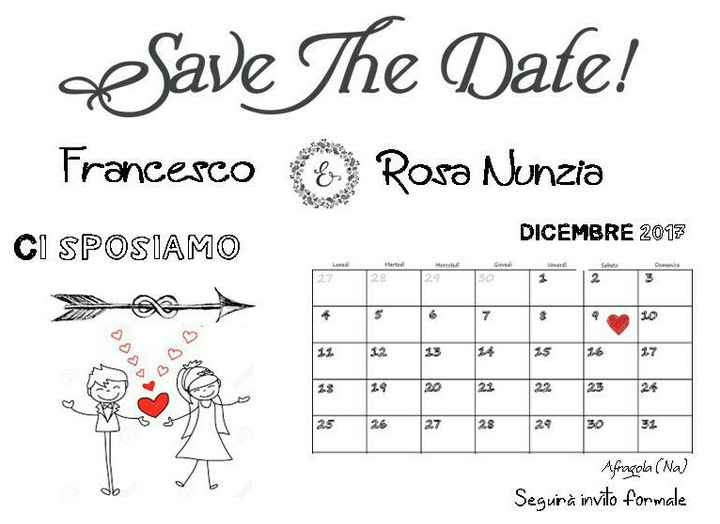 Save the date pronti - 1