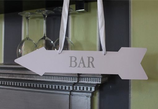 Cartello Freccia Bar