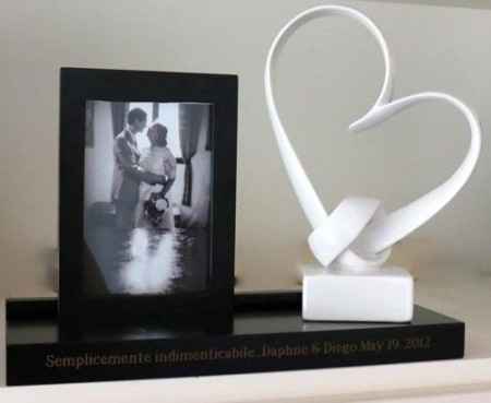 cake topper cuore