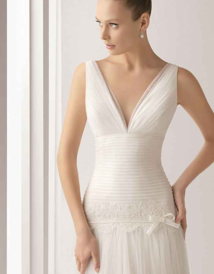 vestido de novia rosa clara 1/b