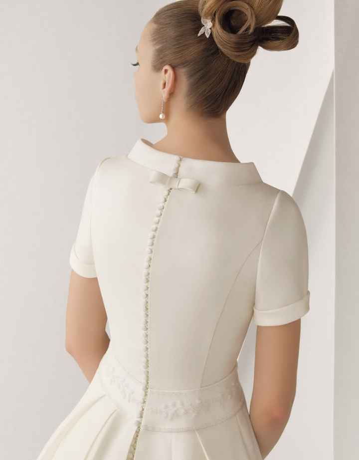 vestido de novia rosa clara 2/b