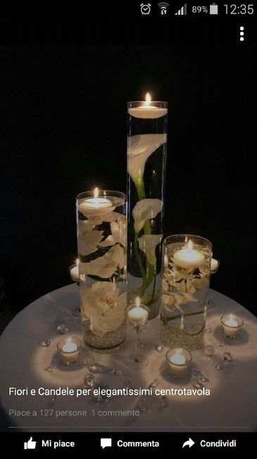 Centrotavola con candele.... idee cercasi - 1