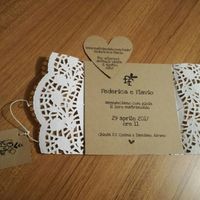 Partecipazioni fai da te con centrini di carta - 3