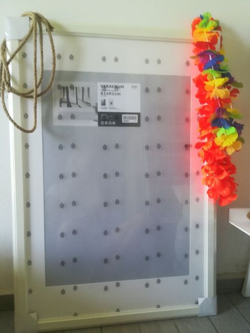 il quadro per il photobooth