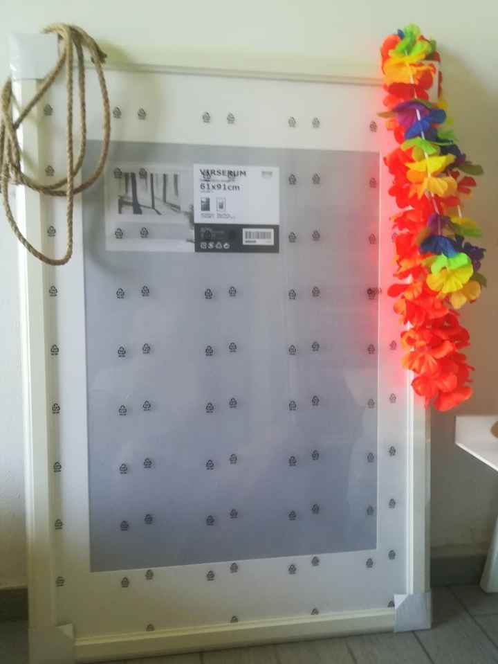 il quadro per il photobooth