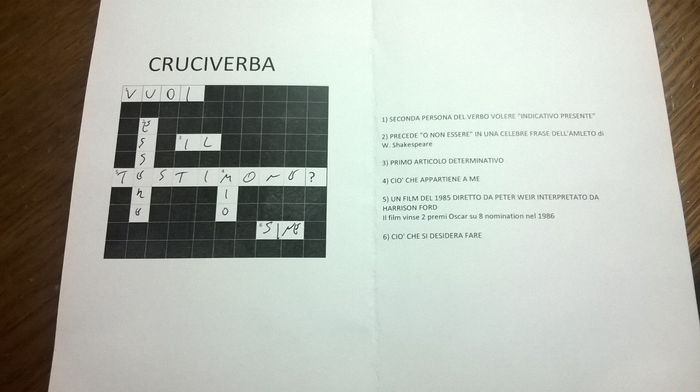 n. 2 il mio testimone