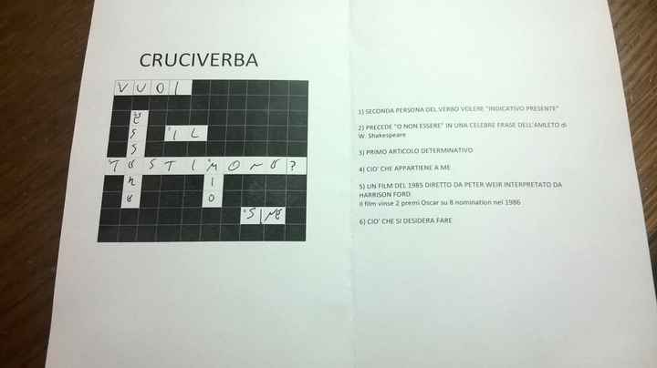 n. 2 il mio testimone