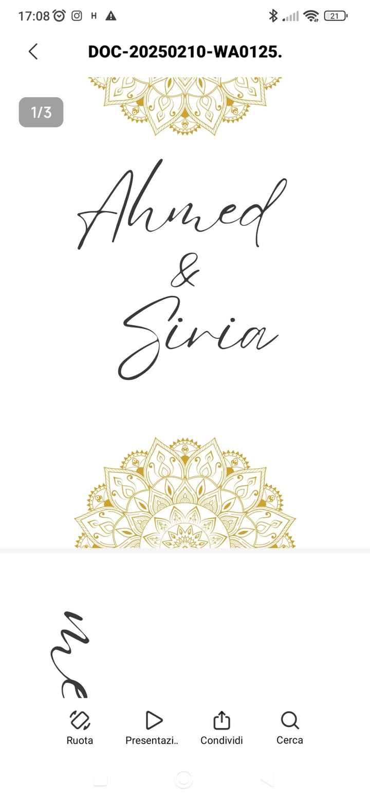 Partecipazioni nozze con Canva - 1