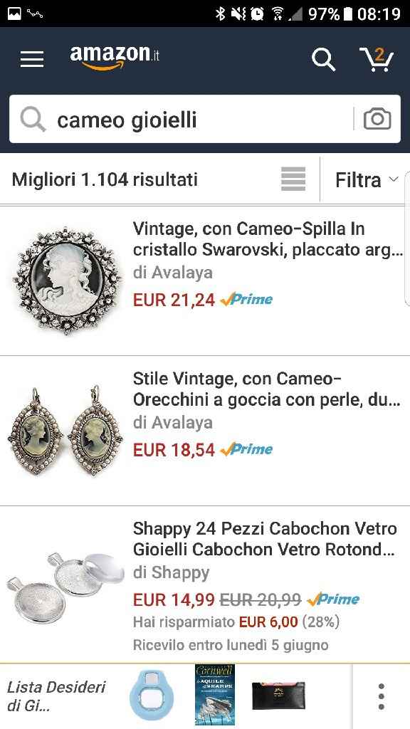 Cammeo come segnaposto !! - 4