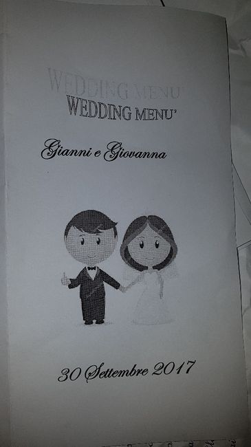 Prima bozza menu fai da te... - 2