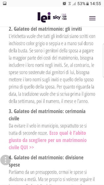 Chi seguirà il galateo? - 2