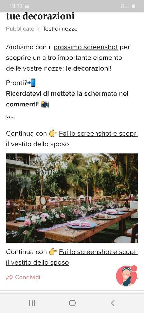 Fai lo screenshot e scopri le tue decorazioni - 1