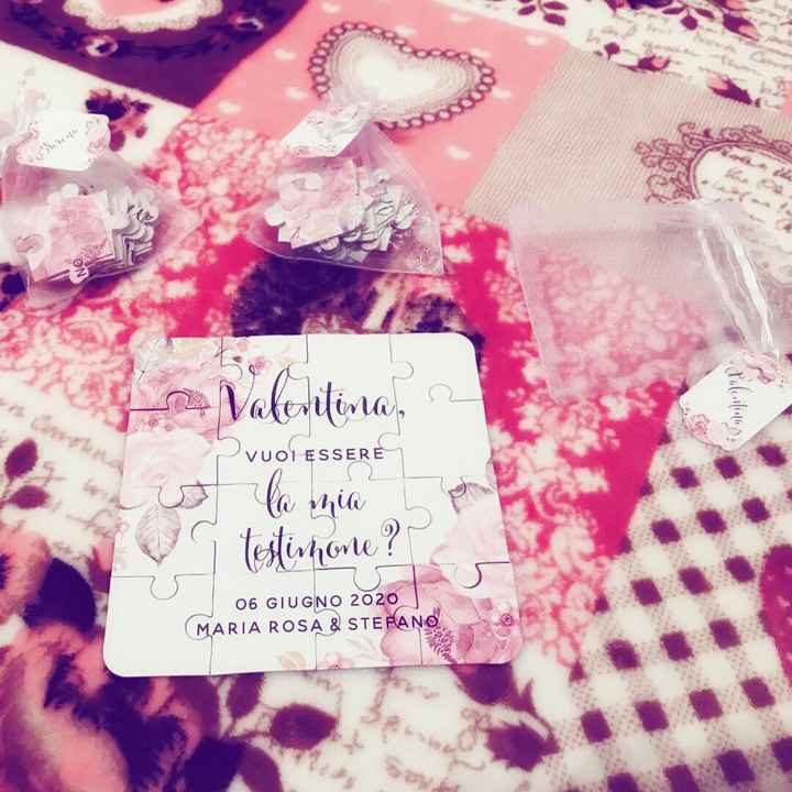 Ecco come lo chiederò io alle mie testimoni... - 2