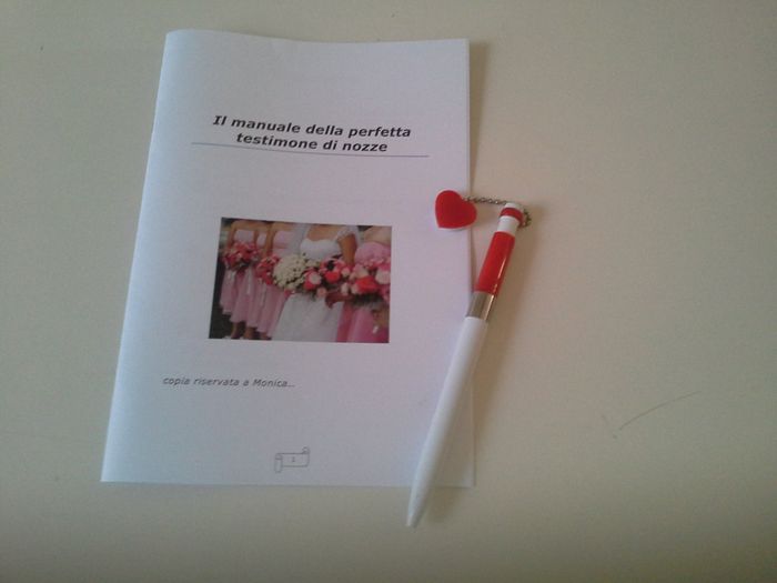 IL MANUALE DELLA PERFETTA TESTIMONE DI NOZZE