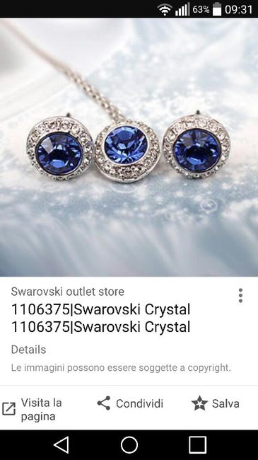 Parure sposa: swarovski colorati - 1