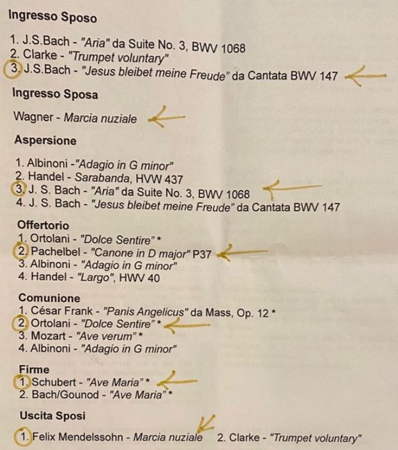 Percorrere la navata 1