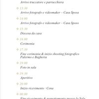 aiuto time line giorno matrimonio - 1