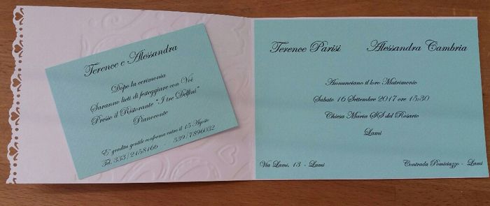 Partecipazioni tiffany. vi piacciono? - 2