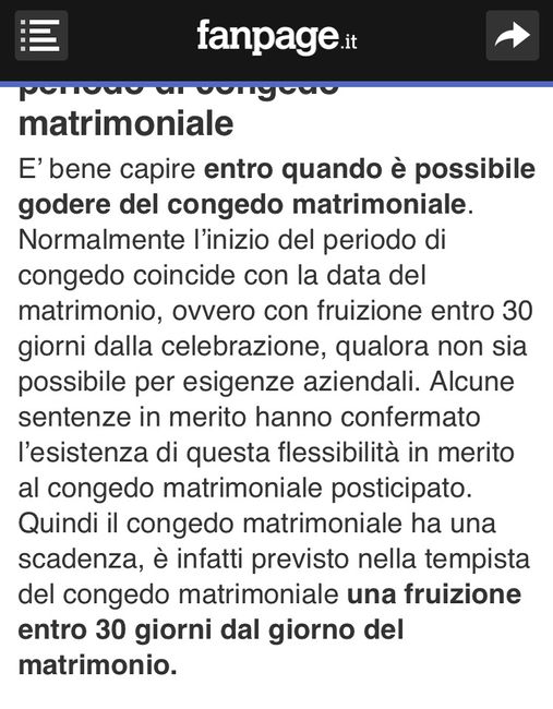 Help! Congedo matrimoniale ! 3