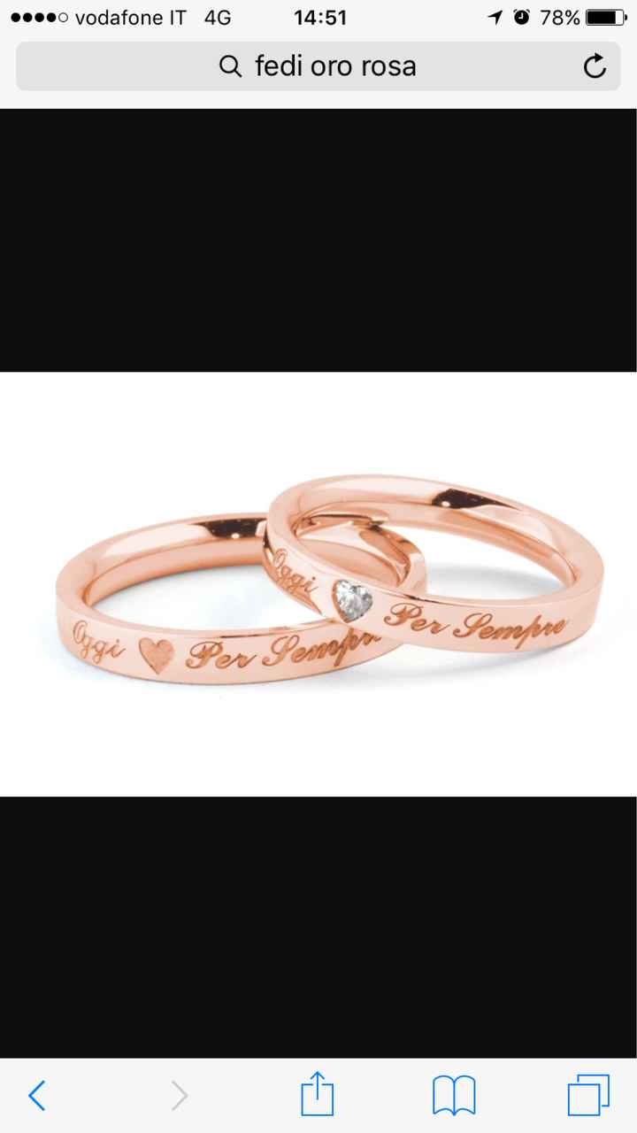 Descrivete la fede nuziale che vorreste 💍 - 1