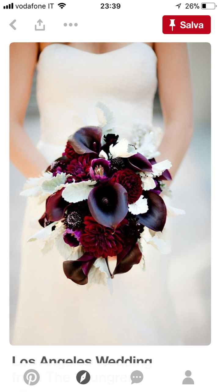 Bouquet sui toni Bordeaux - 4