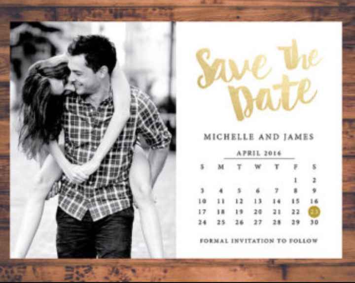 Save the date - 1