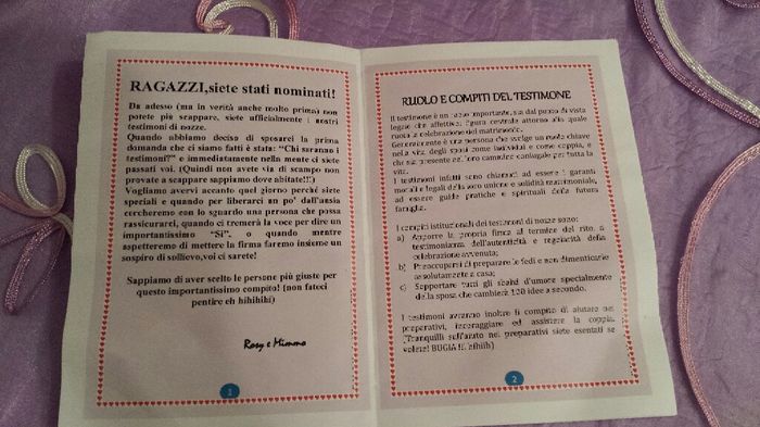 La mia testimone... ti ho scelta perché... - 2